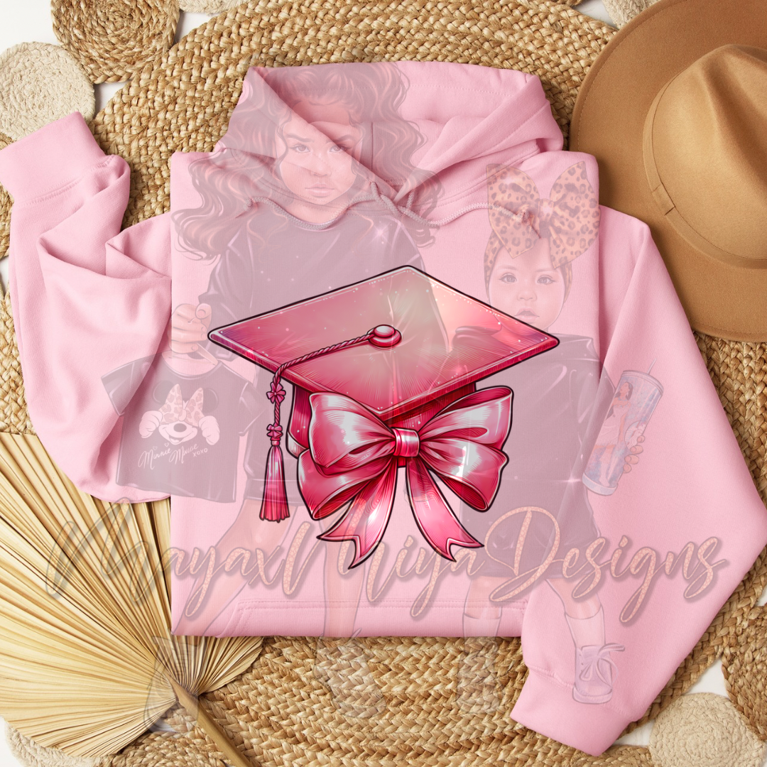 PINK COQUETTE GRAD KIDS DTF