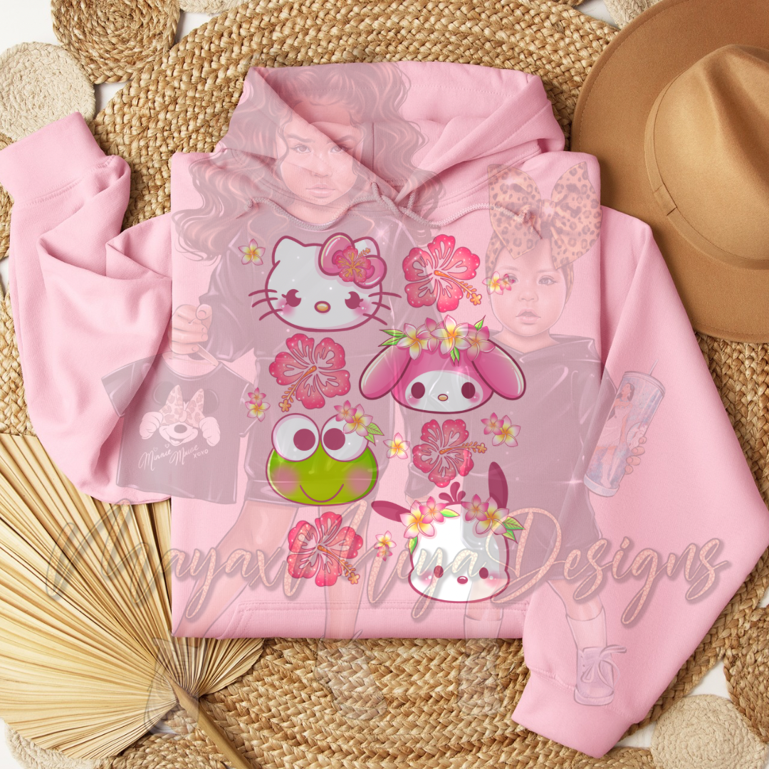 KAWAII FLOWER FRIENDS KIDS DTF