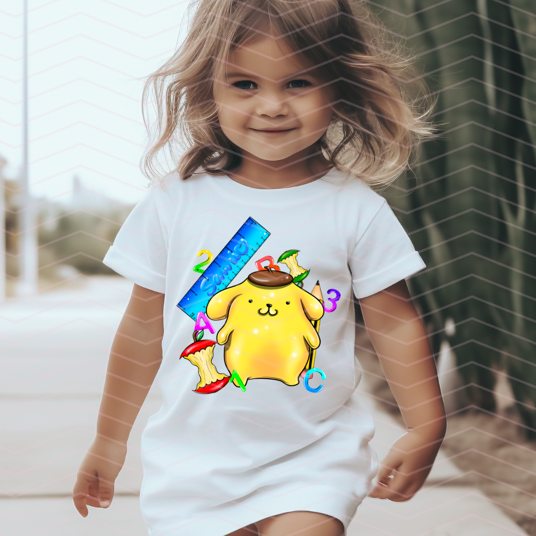 SR YELLOW CUTIE SCHOOL KIDS DTF