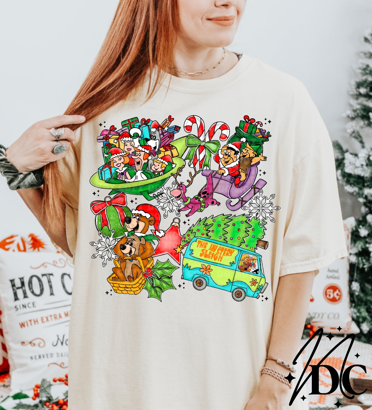 OLD CHARACTER CHRISTMAS DTF TRANSFERS