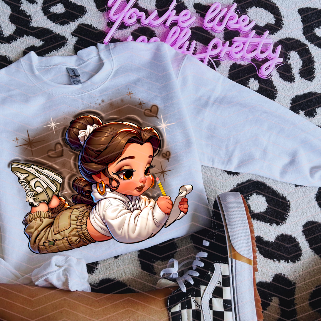 PRINCESS B AIRBRUSH DTF TRANSFERS