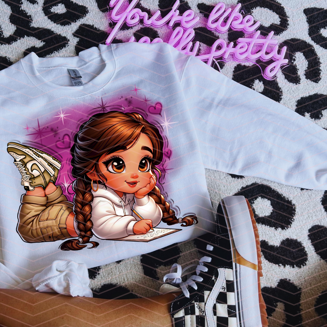 PRINCESS AN AIRBRUSH DTF TRANSFERS