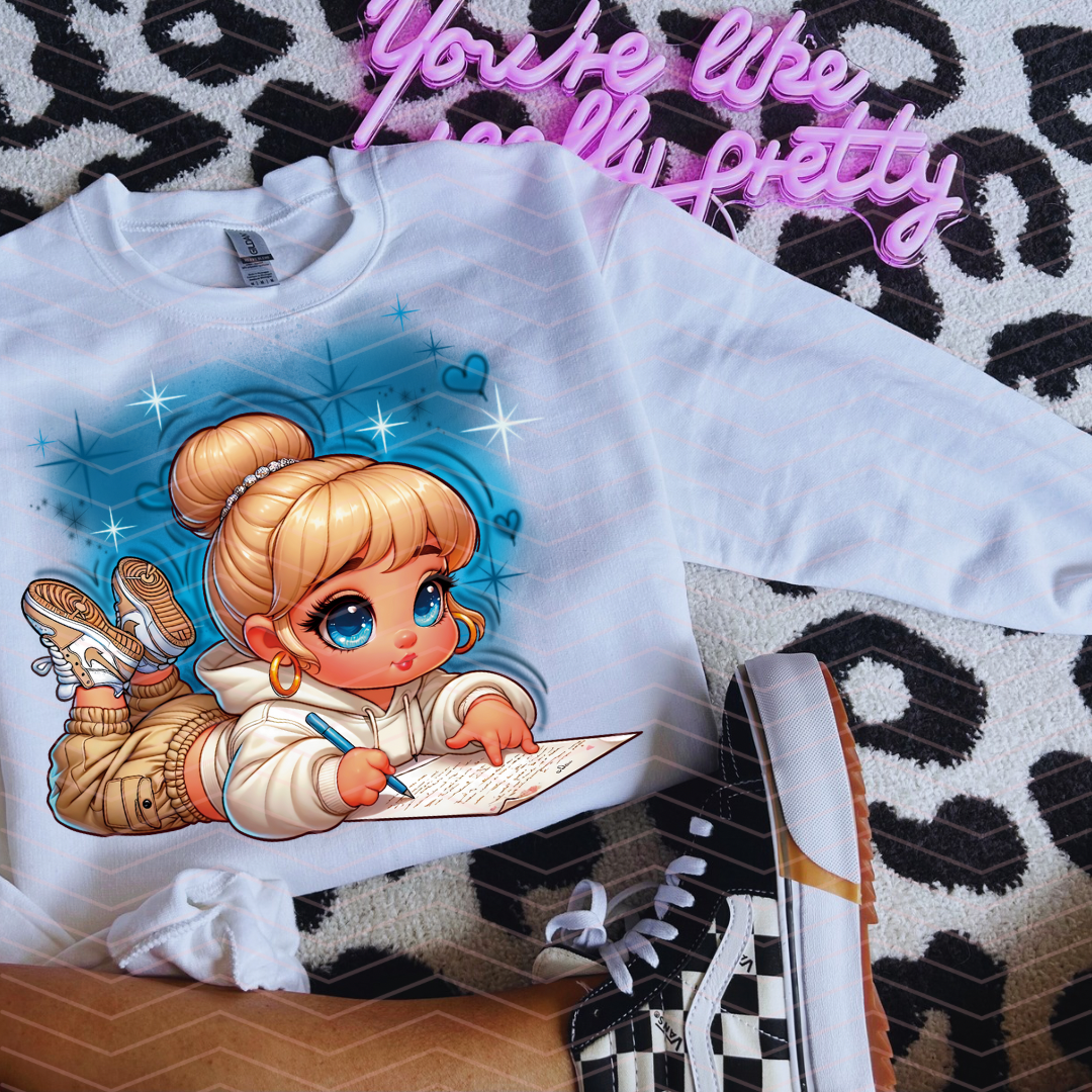 PRINCESS C AIRBRUSH DTF TRANSFERS