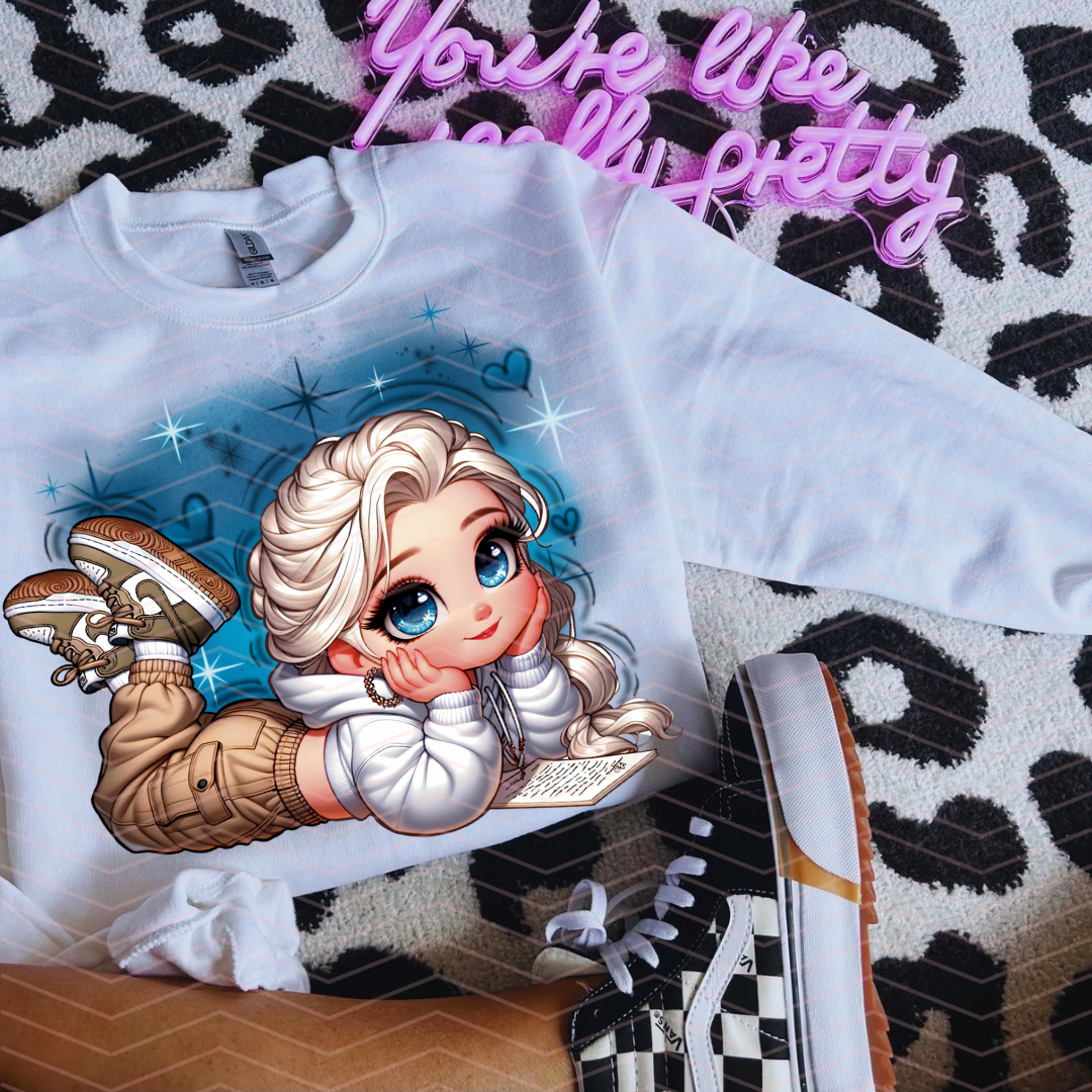 QUEEN E AIRBRUSH DTF TRANSFERS