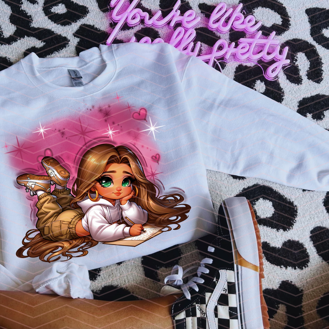 PRINCESS R AIRBRUSH DTF TRANSFERS