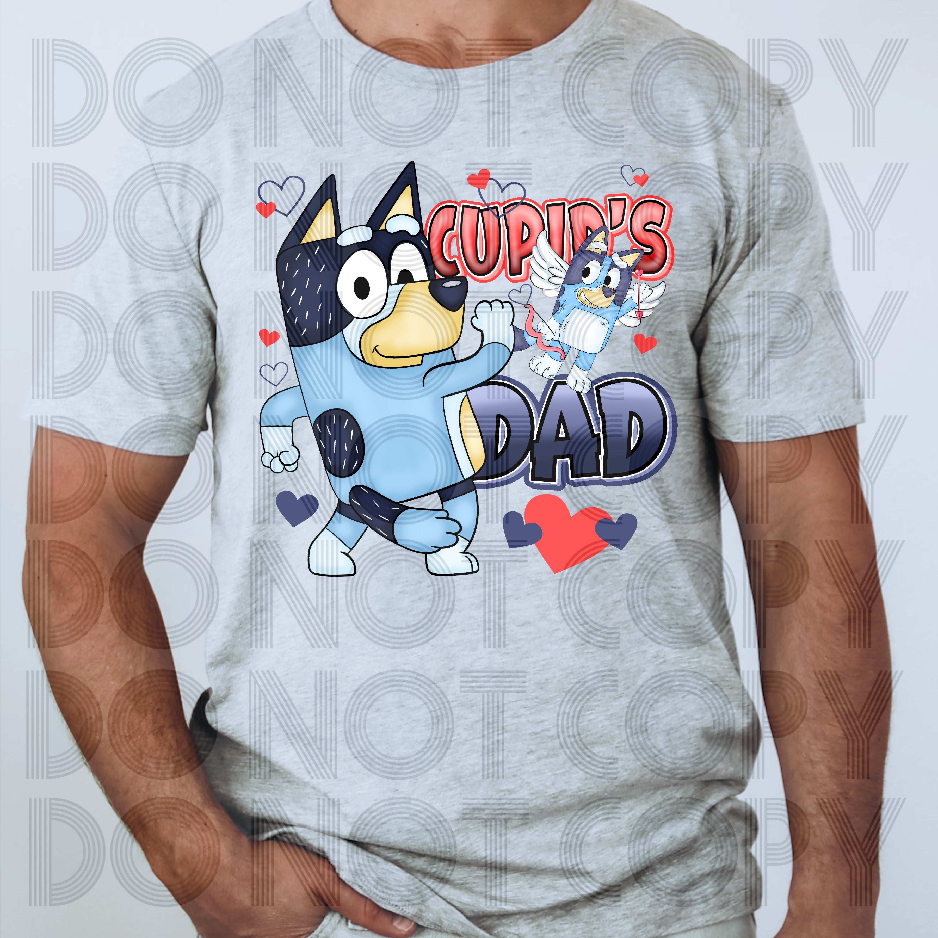 BLUE CUPIDS DAD DTF TRANSFERS