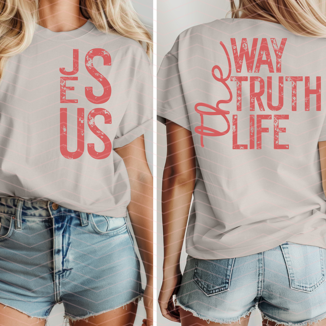 JESUS IS THE WAY DTF TRANSFERS
