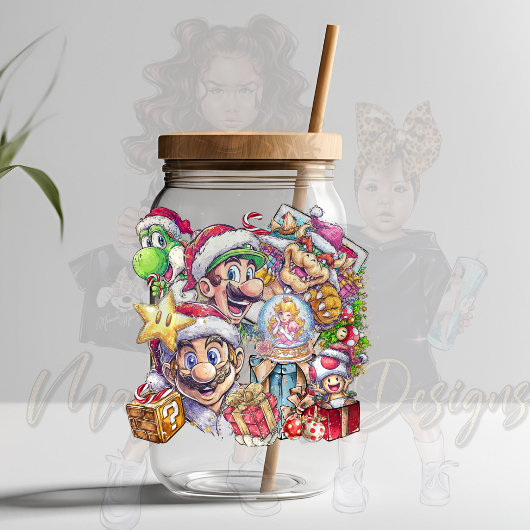 SÚPER M CHRISTMAS & FRIENDS UVDTF DECAL