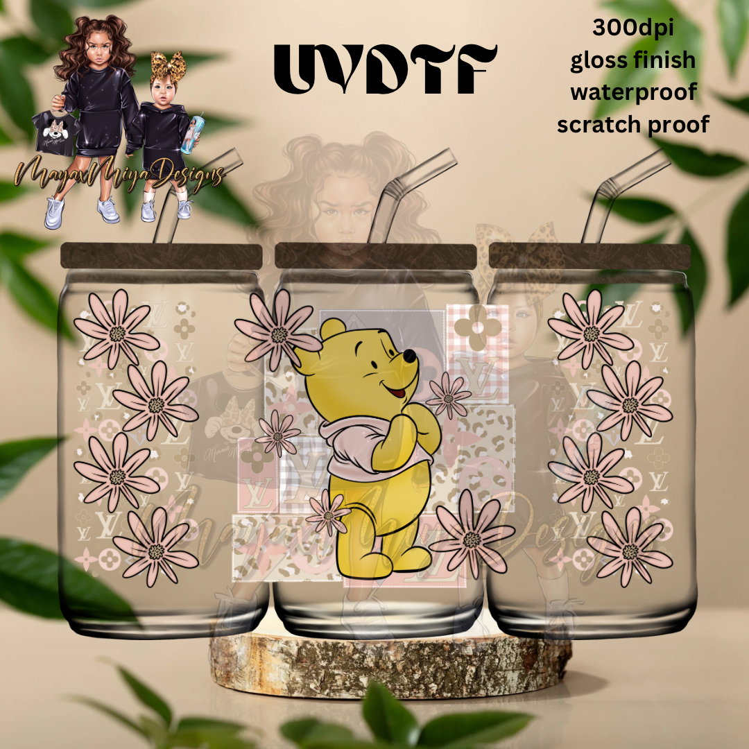 WTP LV FLOWERS UVDTF WRAP