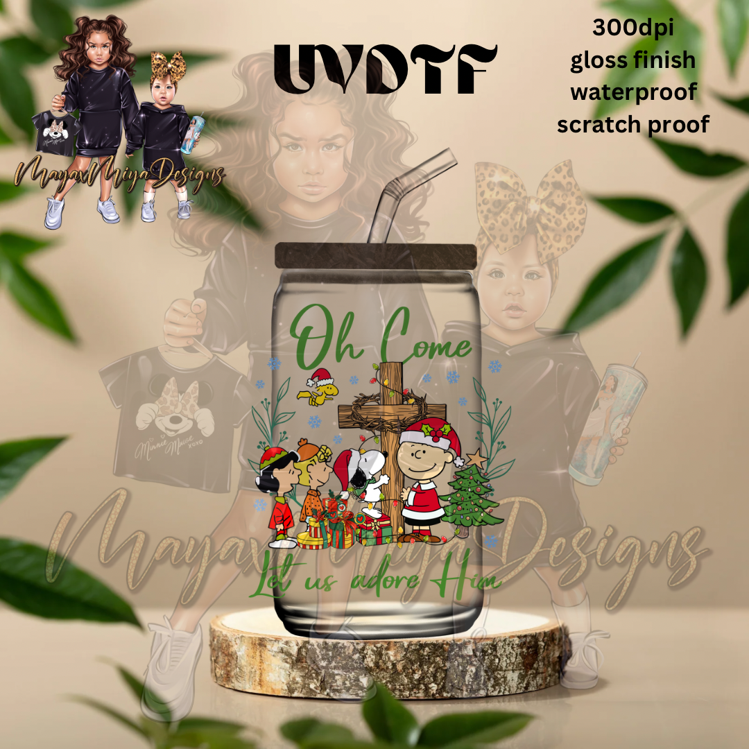 CB LET US ADORE HIM UVDTF DECAL