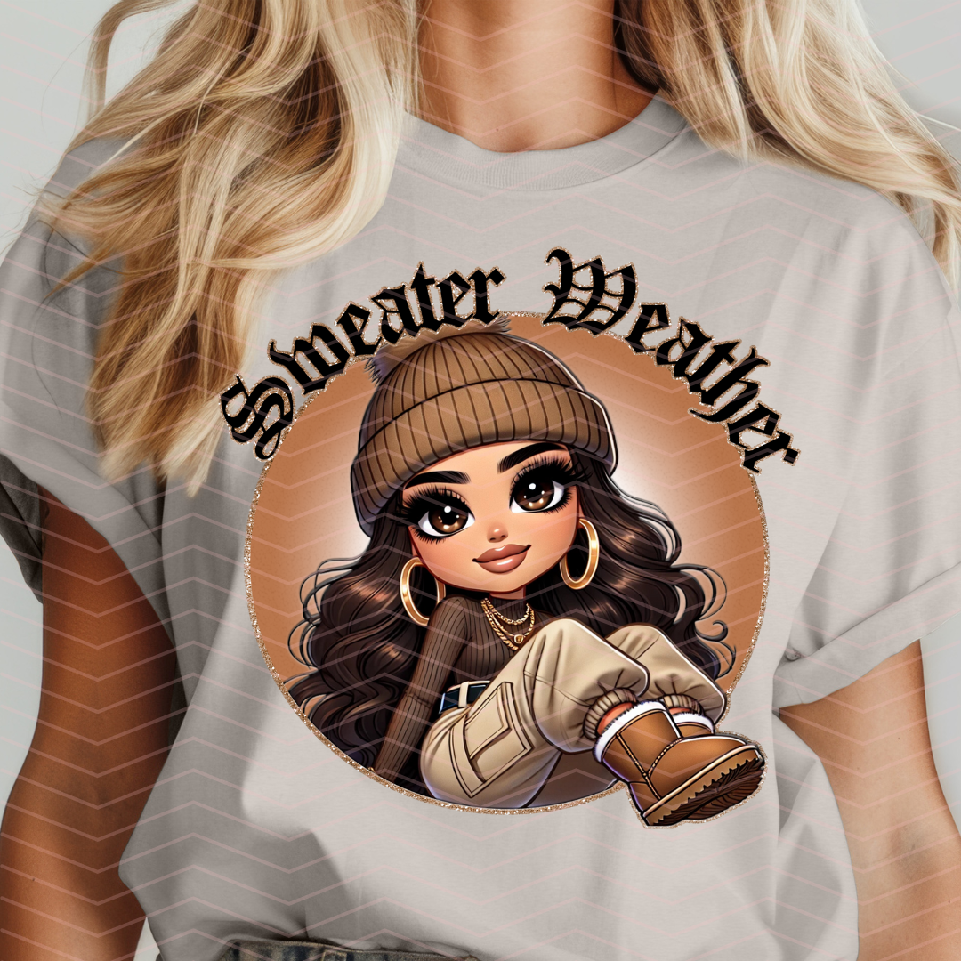 SWEATER WHETHER DTF TRANSFERS