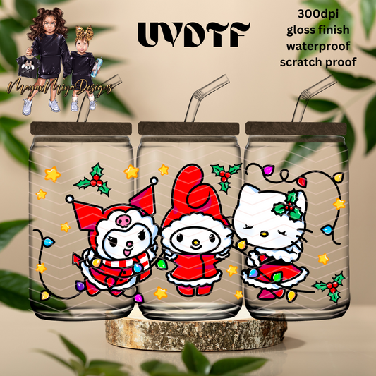 KAWAII XMAS LIGHTS UVDTF WRAP