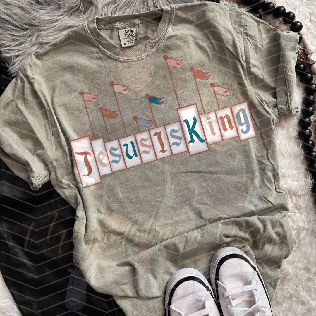 JESUS IS KING DLAND DTF TRANSFERS