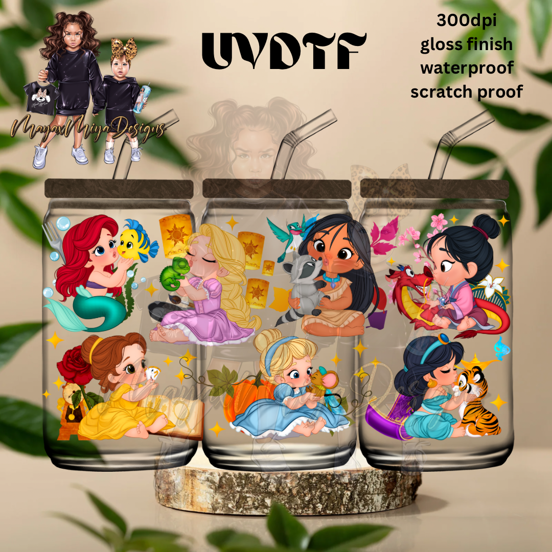 ALL PRINCESSES UVDTF WRAP