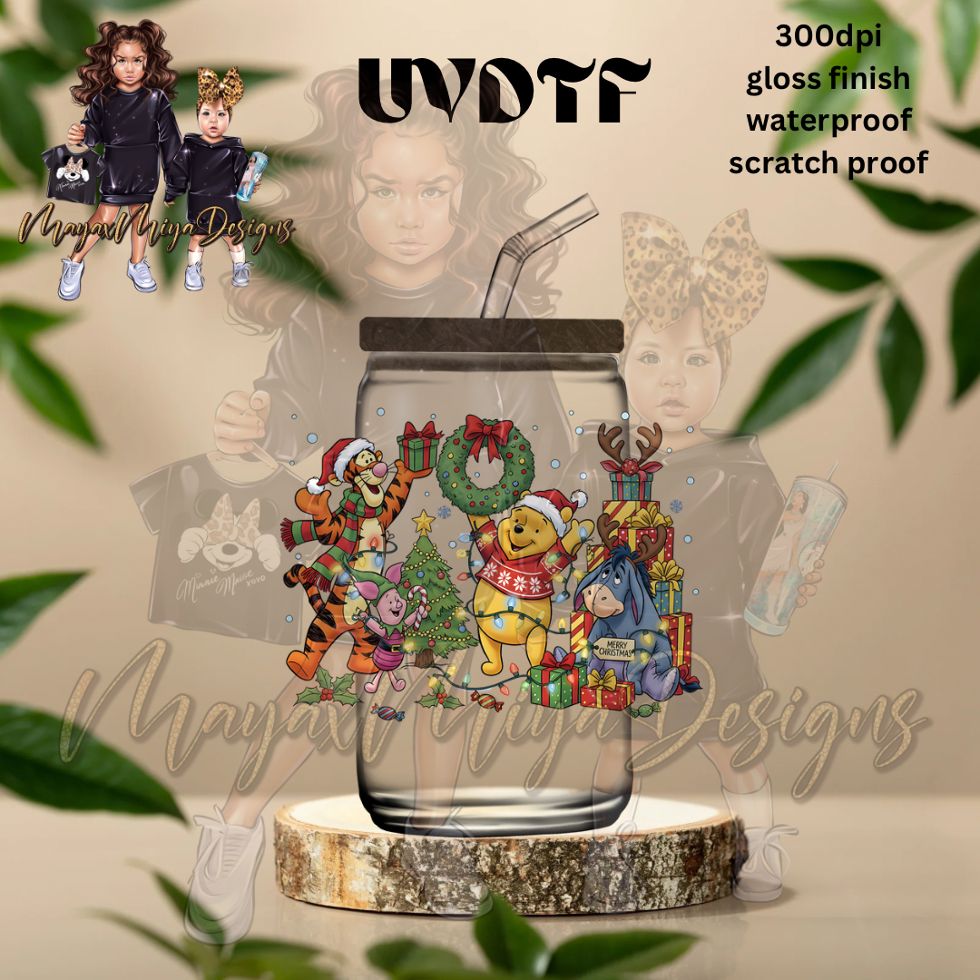 WTP CHRISTMAS TIME FUN W FRIENDS UVDTF DECAL