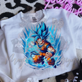 SON GKU BLUE HAIR DTF TRANSFERS