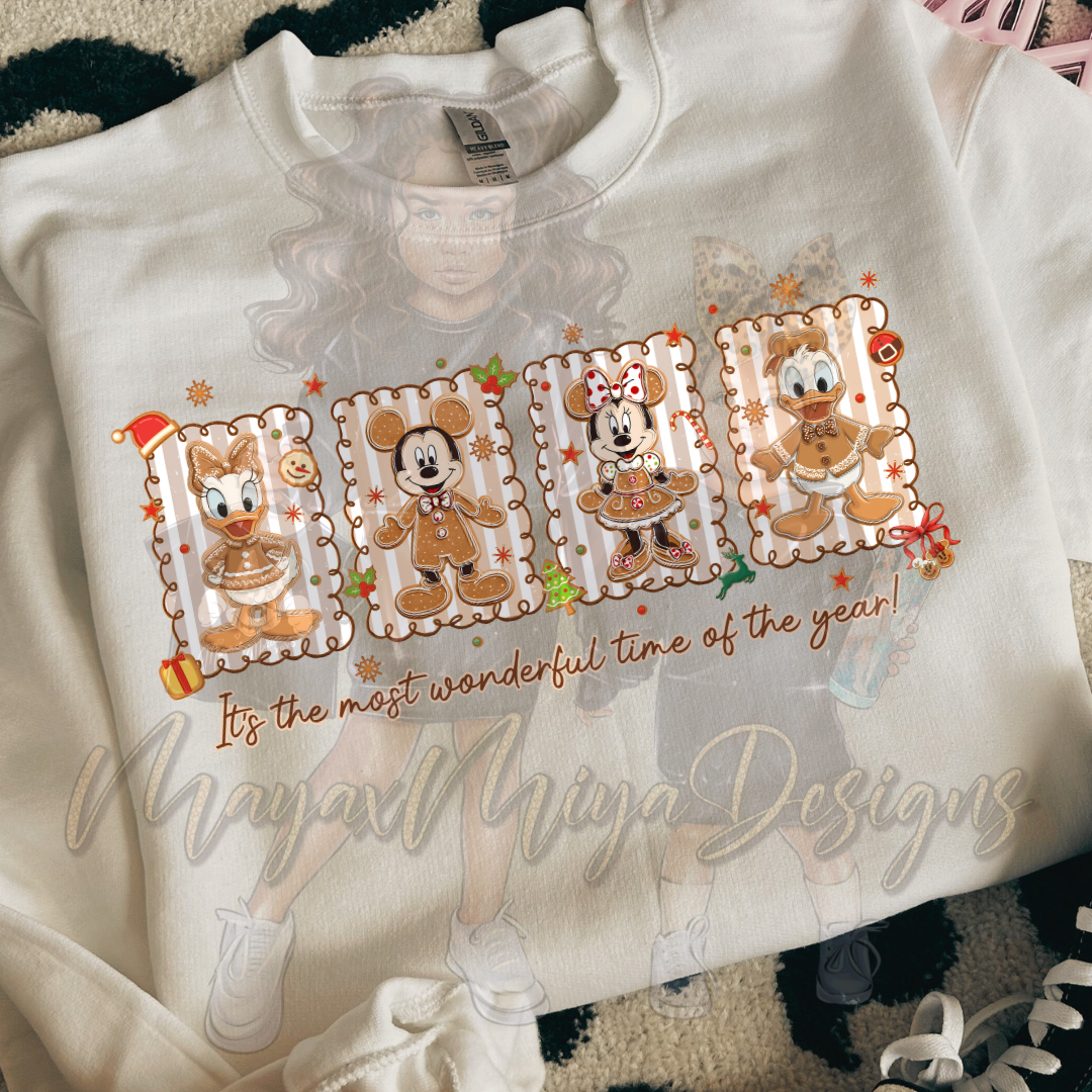 M MOUSE GINGER FRIENDS DTF TRANSFERS