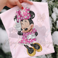 M GIRL MOUSE RHINESTONES DTF TRANSFERS