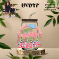 BLUE GRINCHY VALENTINE UVDTF DECAL