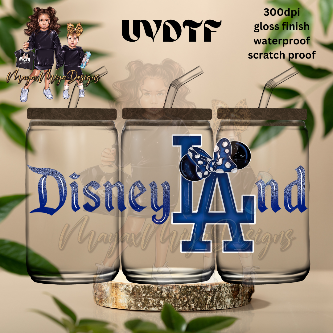 DLAND MMOUSE LA LOGO BLUE UVDTF WRAP