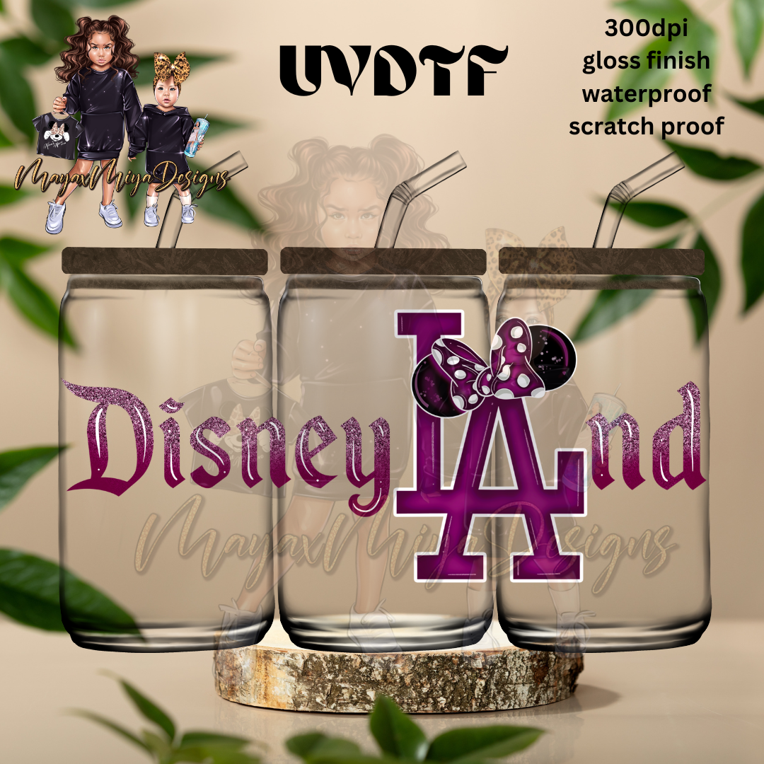 DLAND MMOUSE LA LOGO MAROON UVDTF WRAP