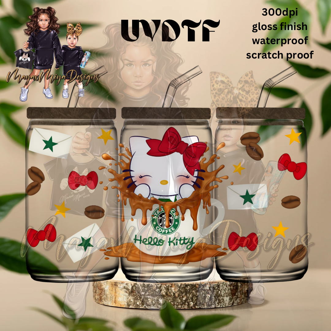 HK HOLIDAY COFFEE GIRL SB UVDTF WRAP