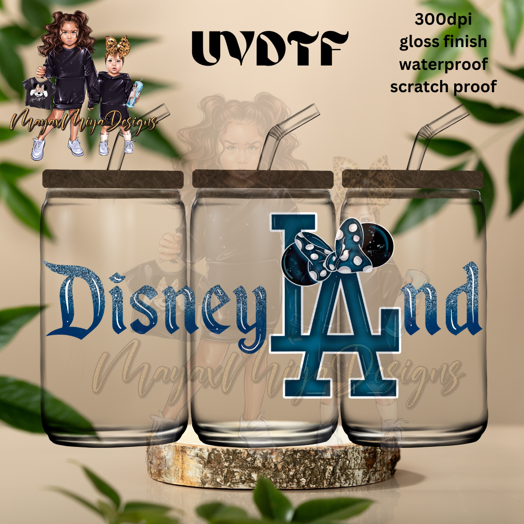 DLAND MMOUSE LA LOGO TURQOISE UVDTF WRAP