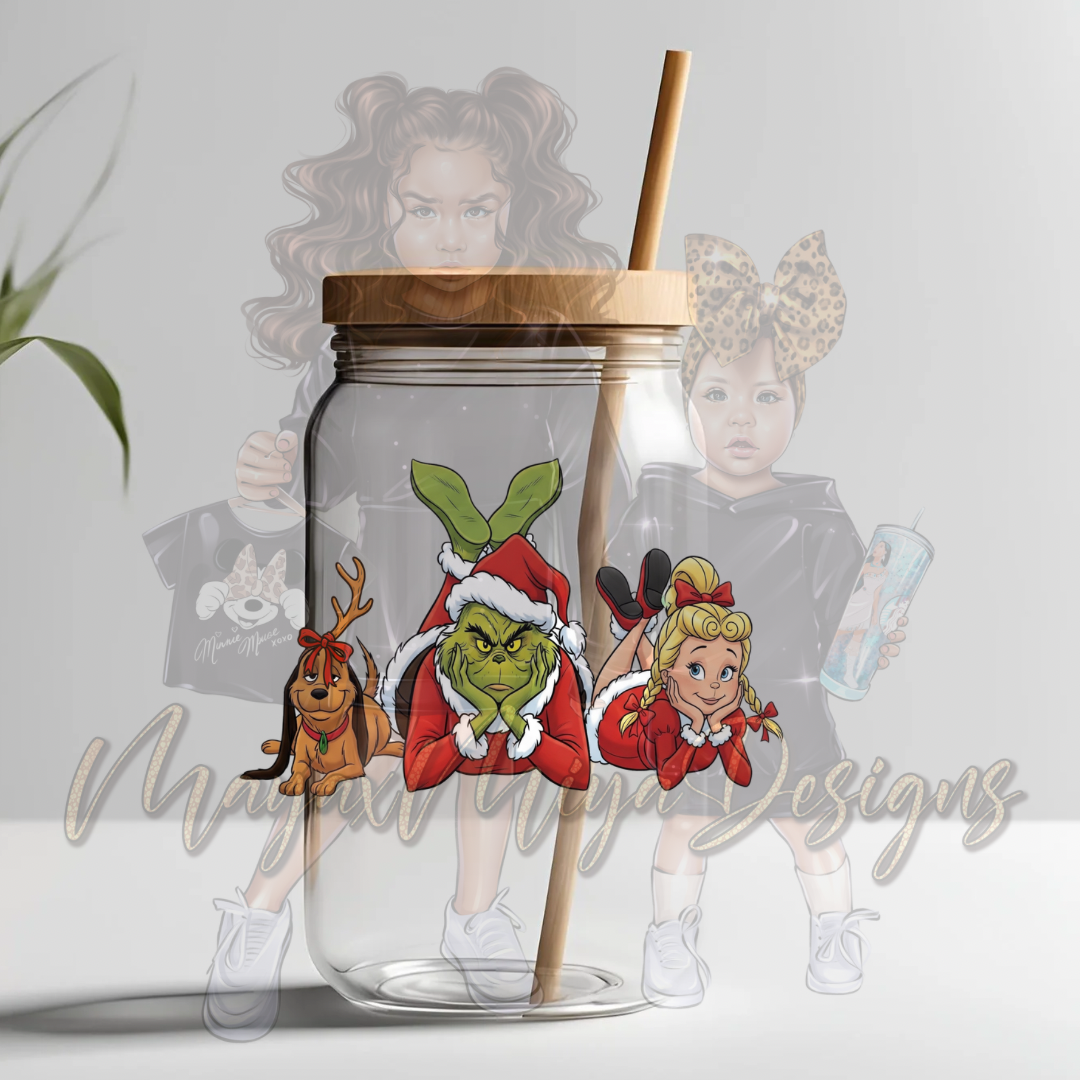 GRNCHY FRIENDS UVDTF DECAL