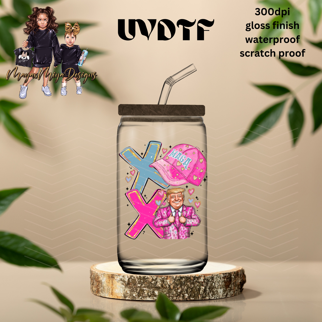DJT XOXO UVDTF DECAL
