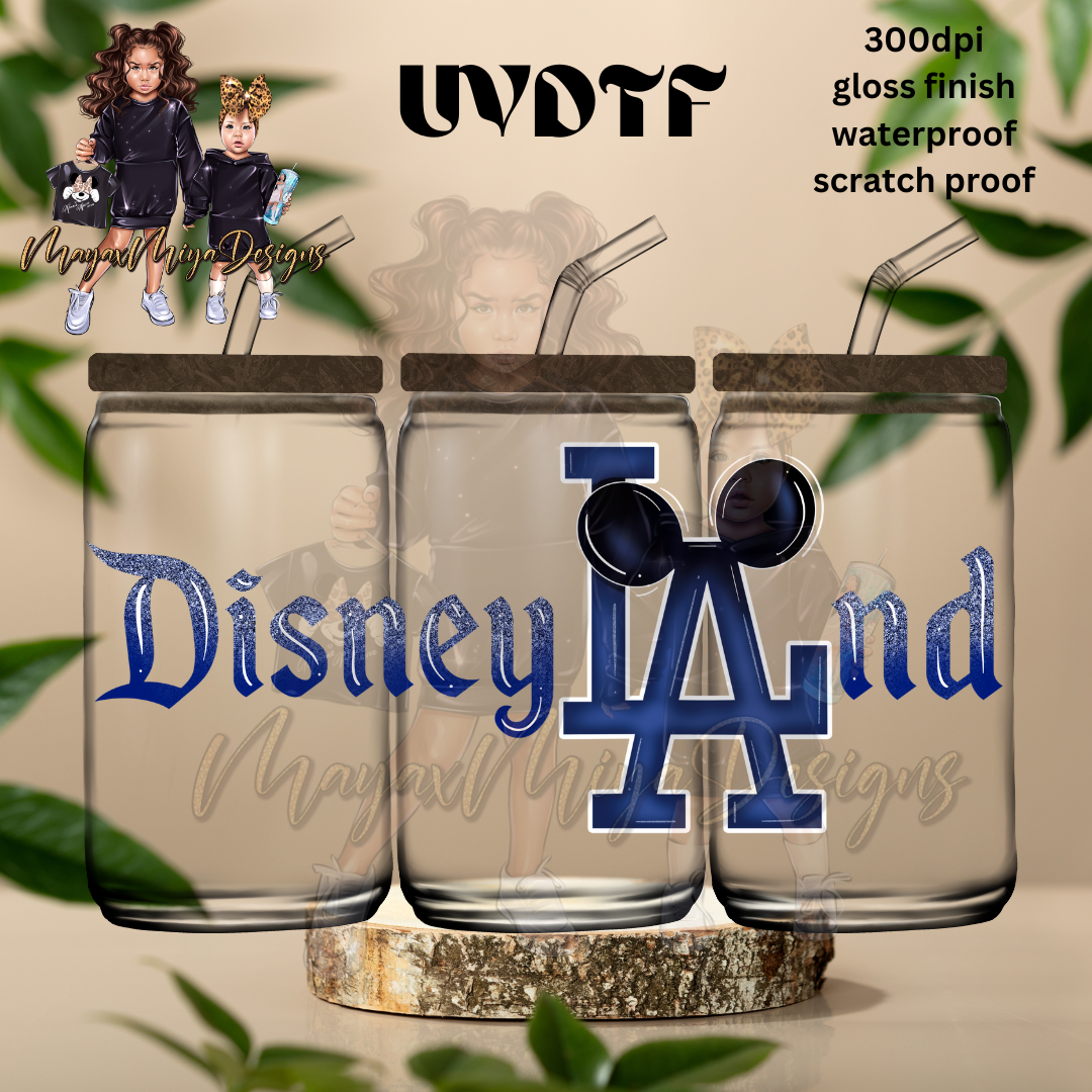 DLAND BOYMOUSE LA LOGO BLUE UVDTF WRAP