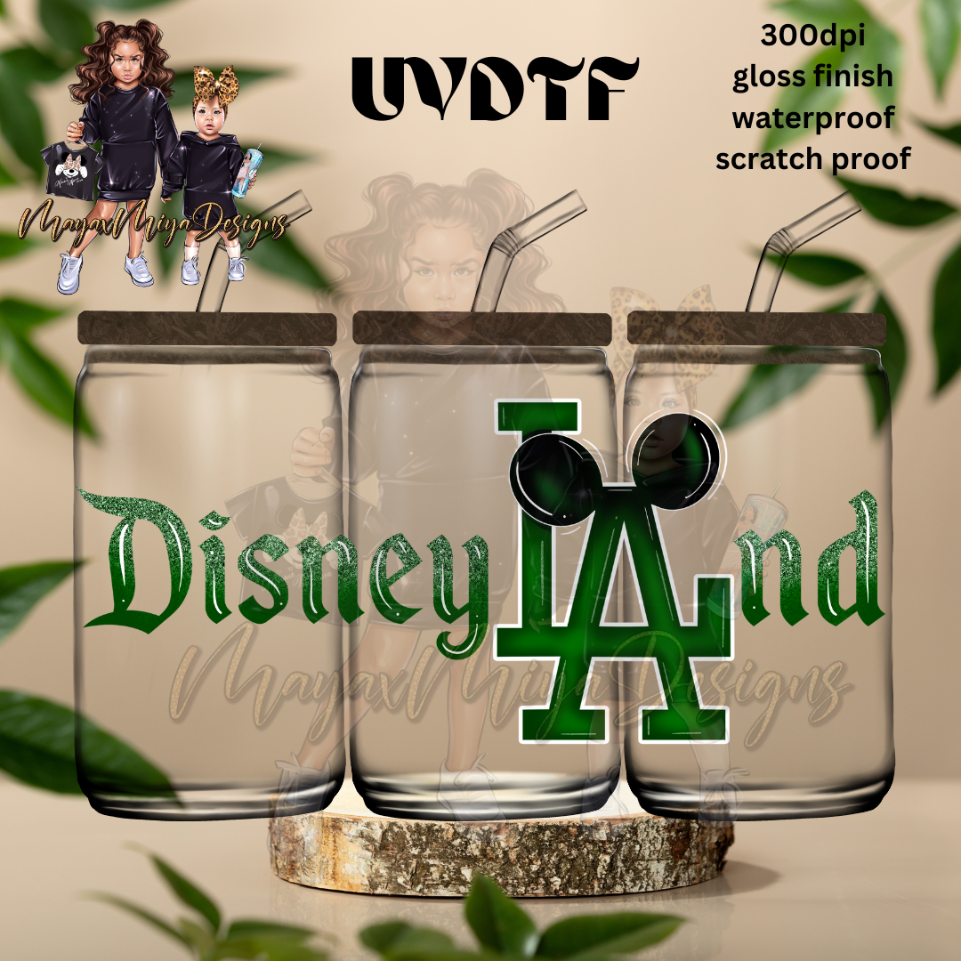DLAND BOYMOUSE LA LOGO GREEN UVDTF WRAP