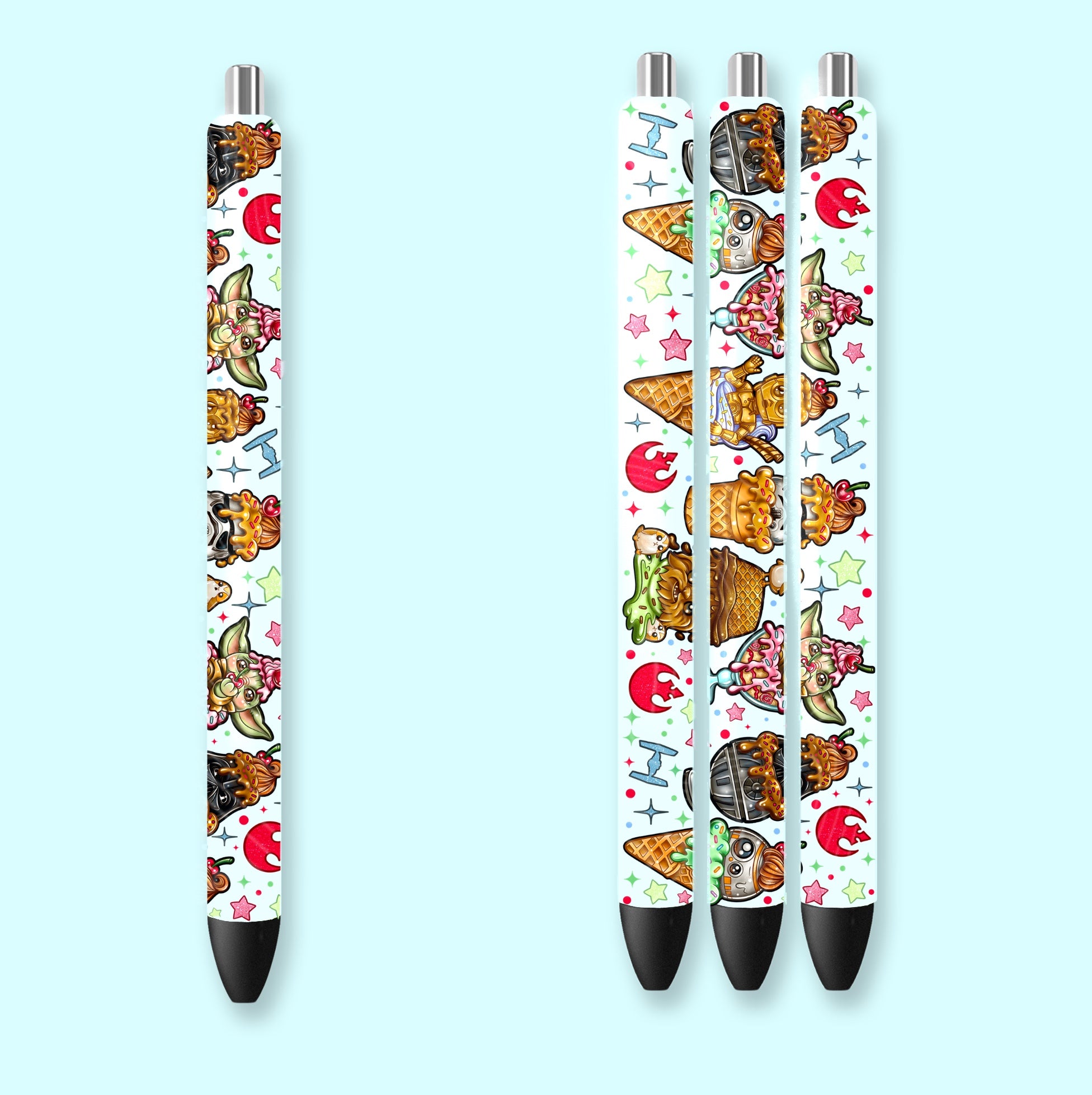 SW ICE CREAM CONES PEN WRAP