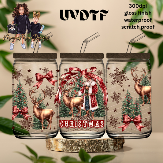 SANTA CHRISTMAS UVDTF WRAP