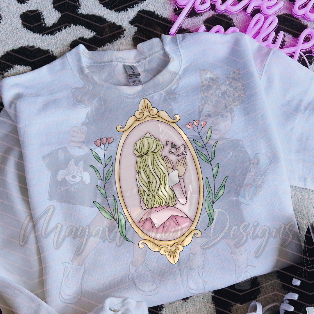 PRINCESS AUR MIRROR DTF TRANSFERS