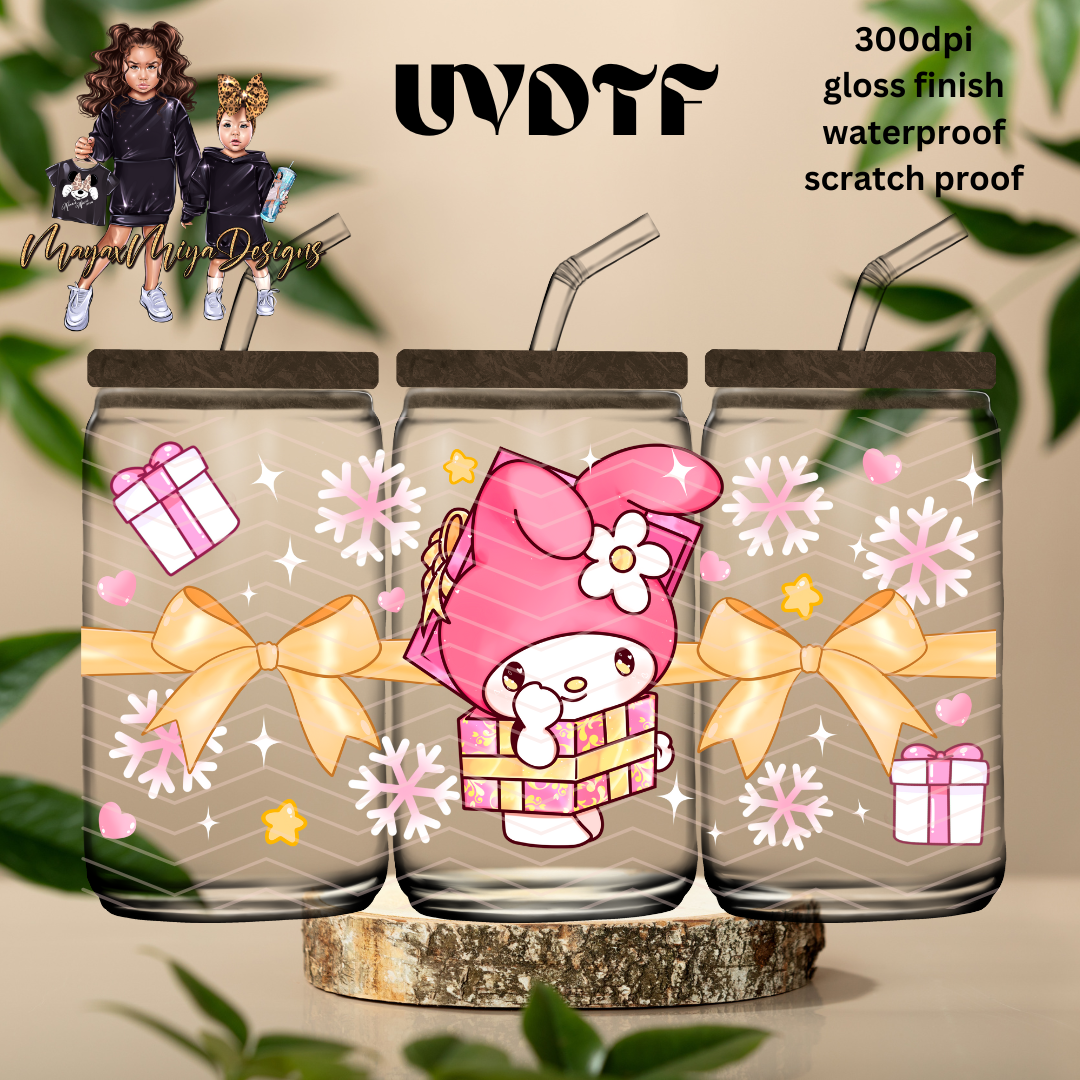 MM PINK XMAS UVDTF WRAP