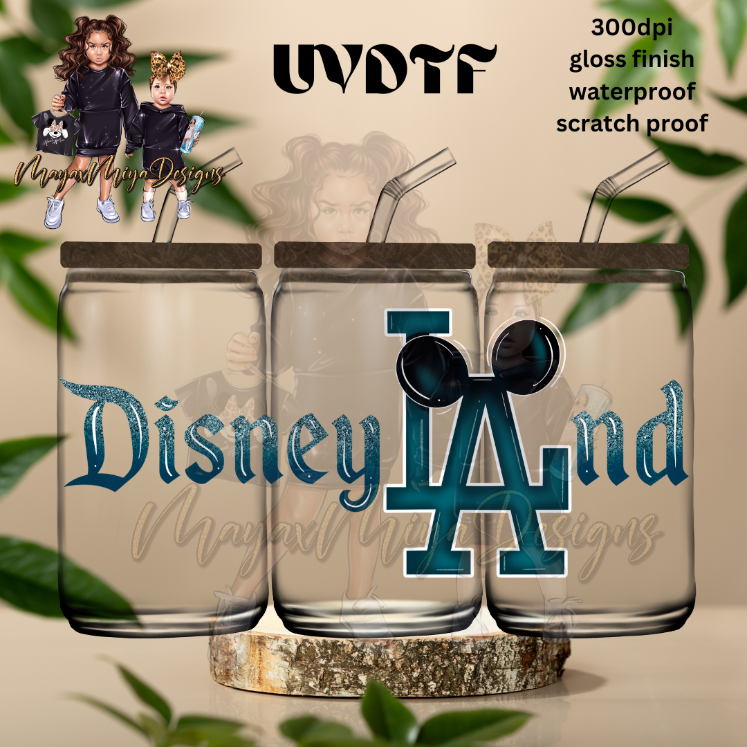 DLAND BOYMOUSE LA LOGO TERQOISE UVDTF WRAP