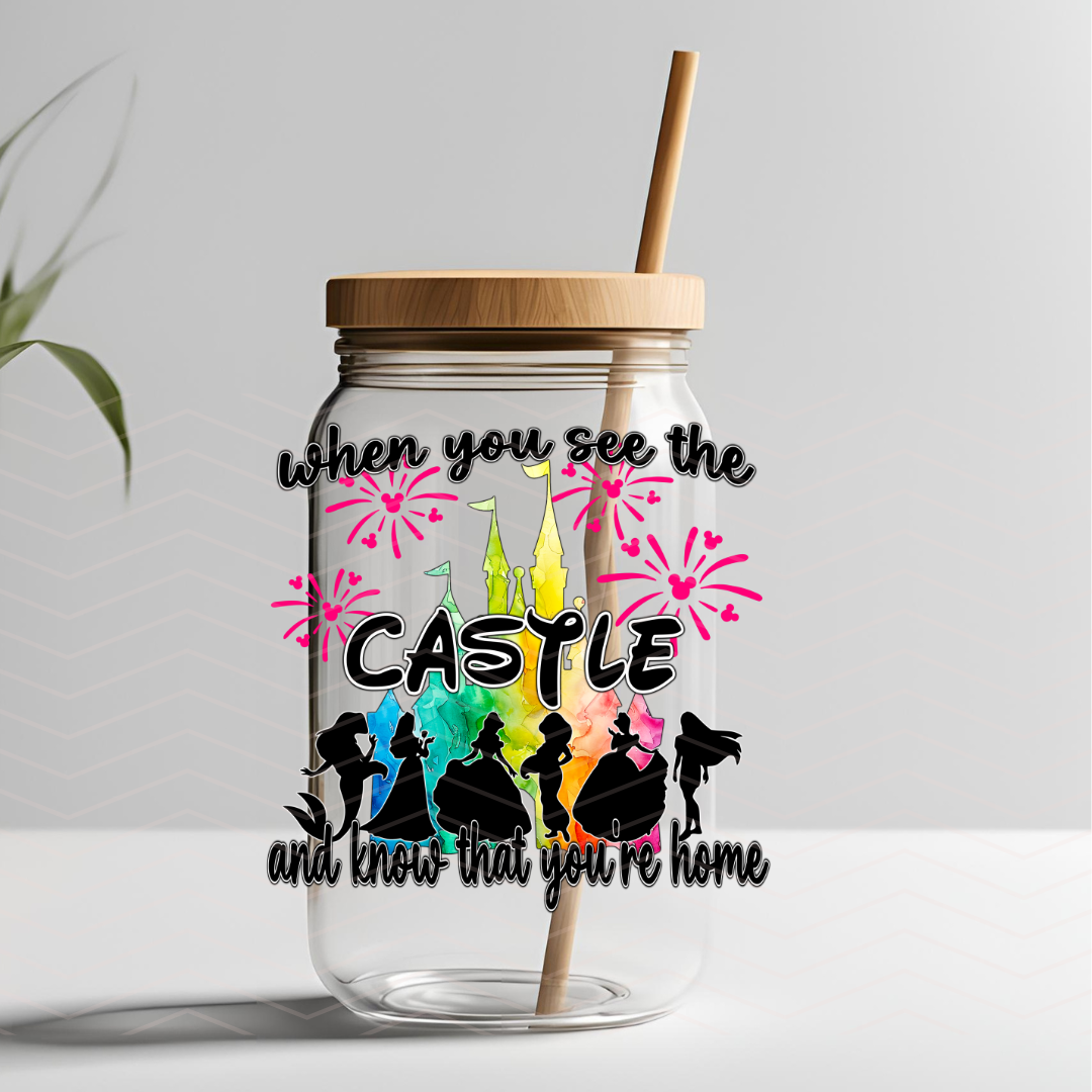 THE CASTLE IS HOME UVDTF DECAL