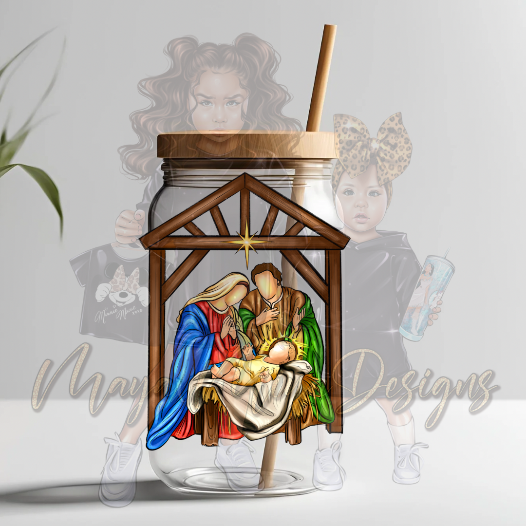 BIRTH OF JESUS UVDTF DECAL