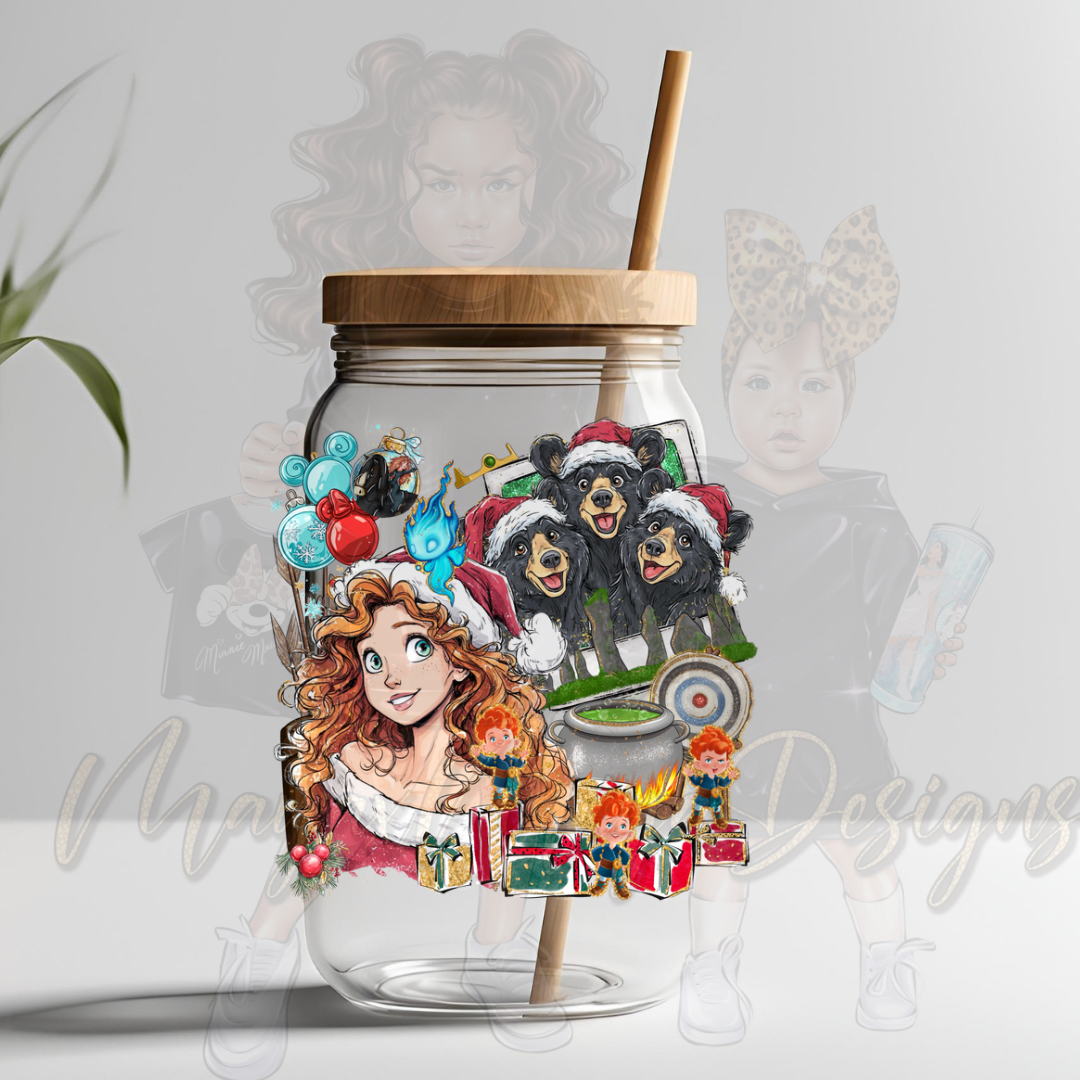 PRINCESS MRDA CHRISTMAS PHOTOS UVDTF DECAL