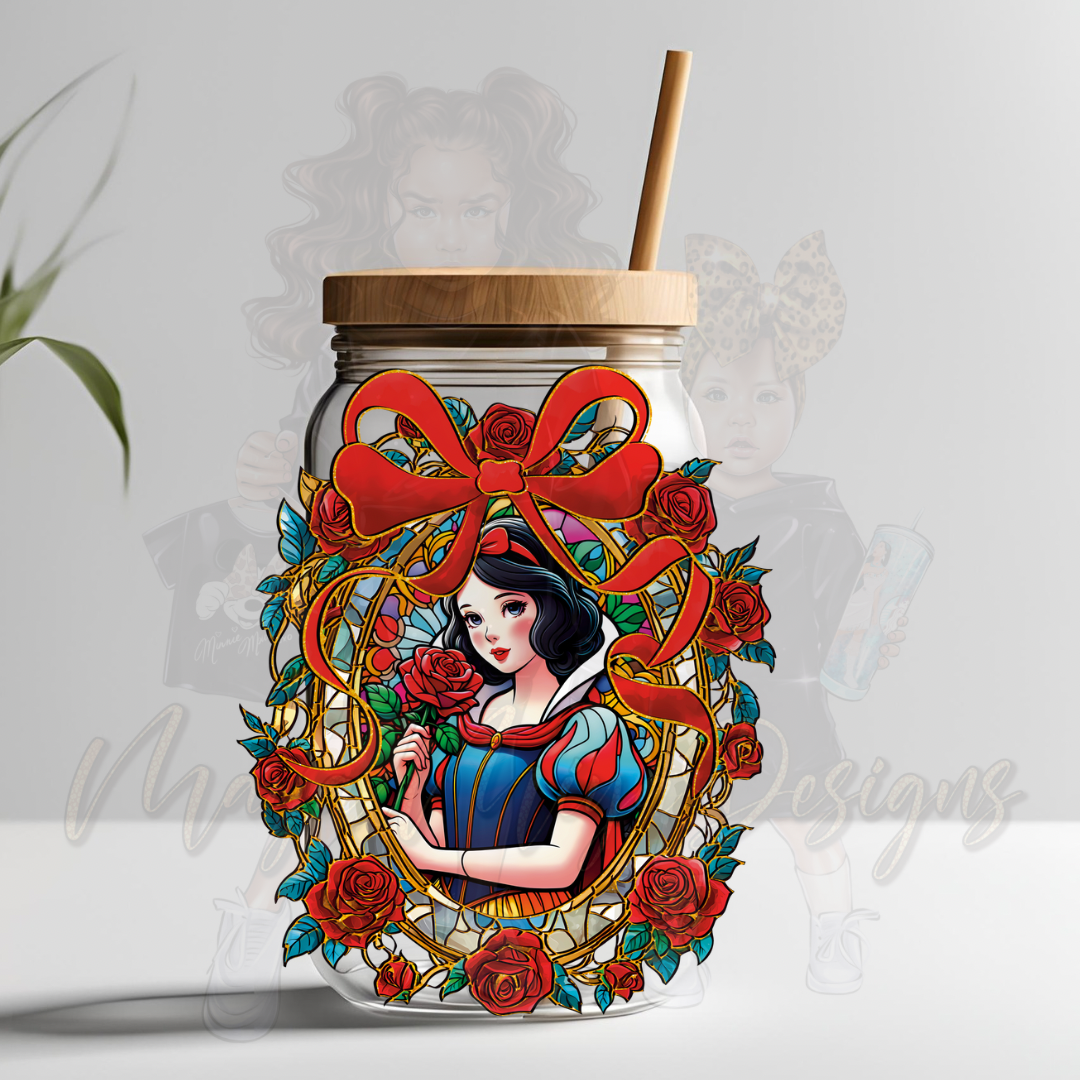 PRINCESS SW RIBBONS & ROSES UVDTF DECAL