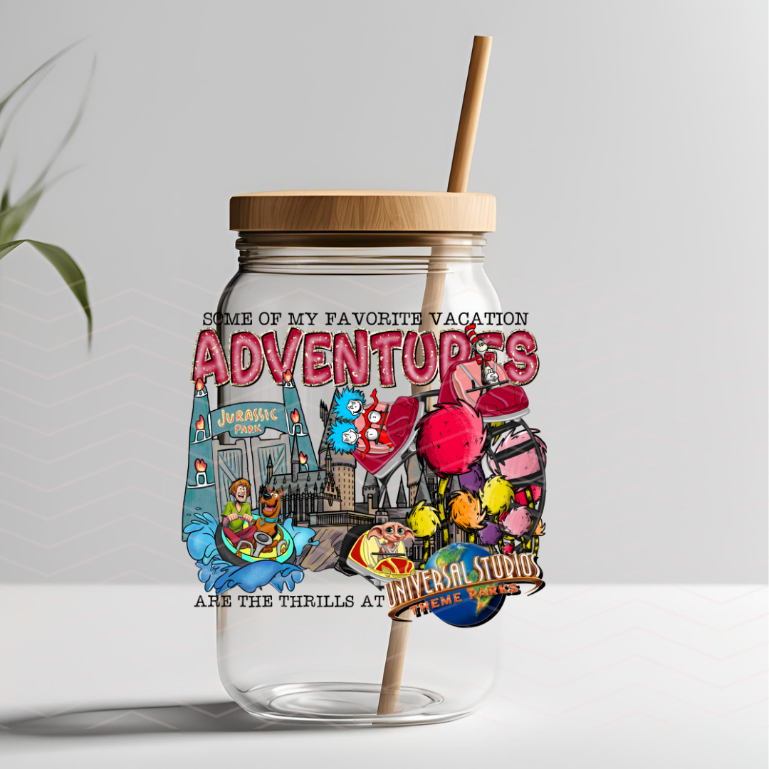 SOME OF MY FAVORITE ADVENTURES AT UNIVERSAL STUDIOS UVDTF DECAL