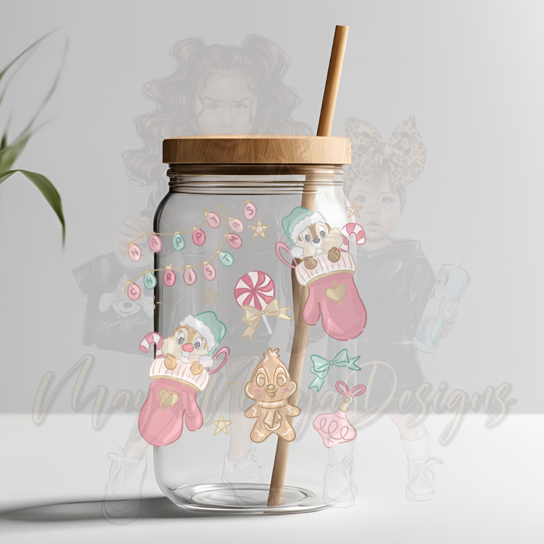 C & D CHRISTMAS TIME UVDTF DECAL