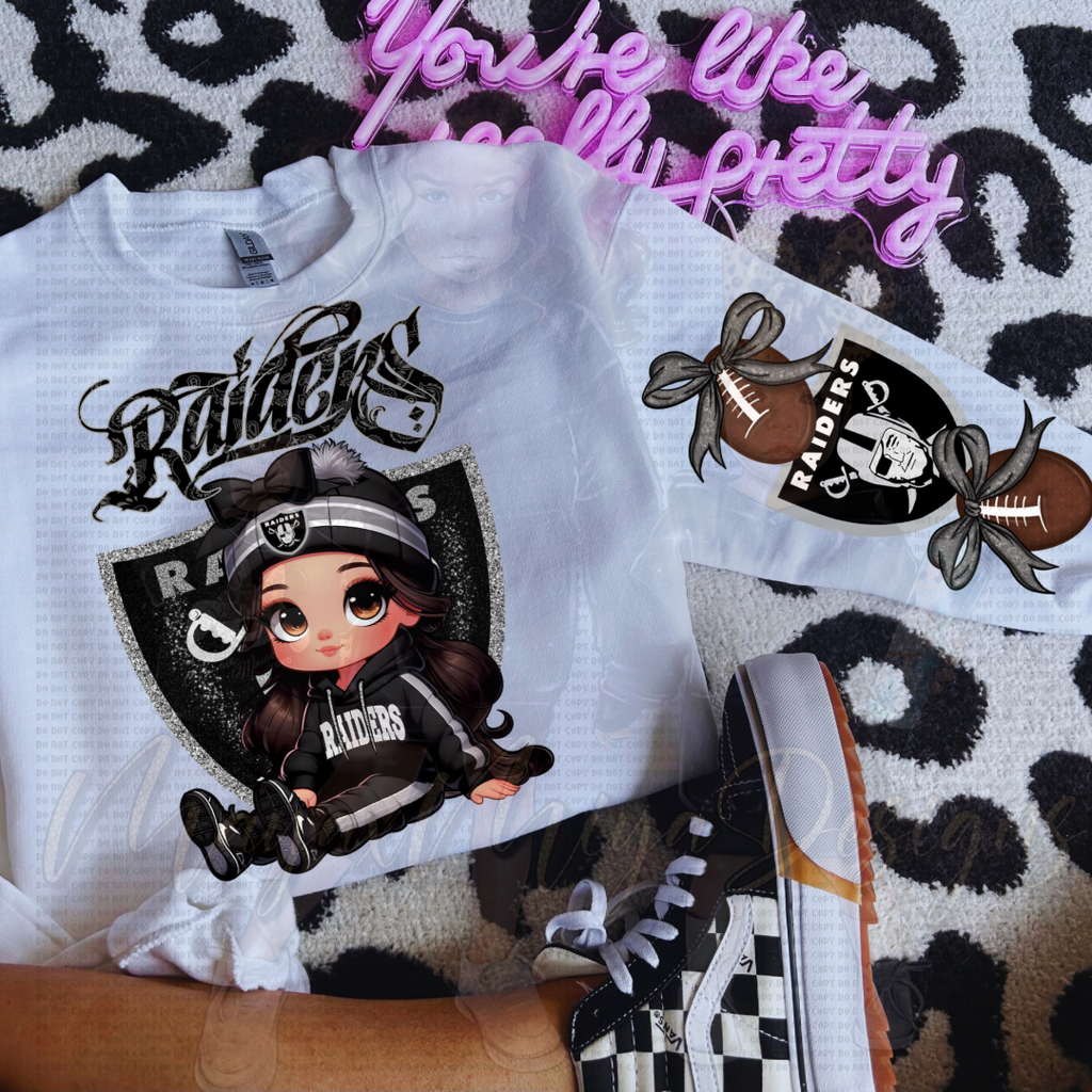 PRINCESS B LVR FAN DTF TRANSFERS W SLEEVE