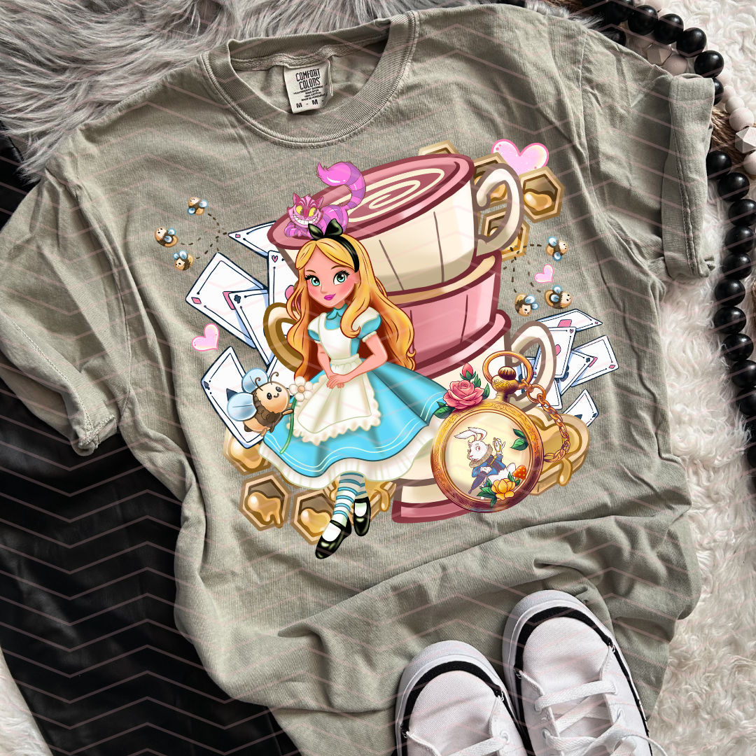 A IN WONDERLAND FRIENDS & COFFEE DTF TRANSFERS