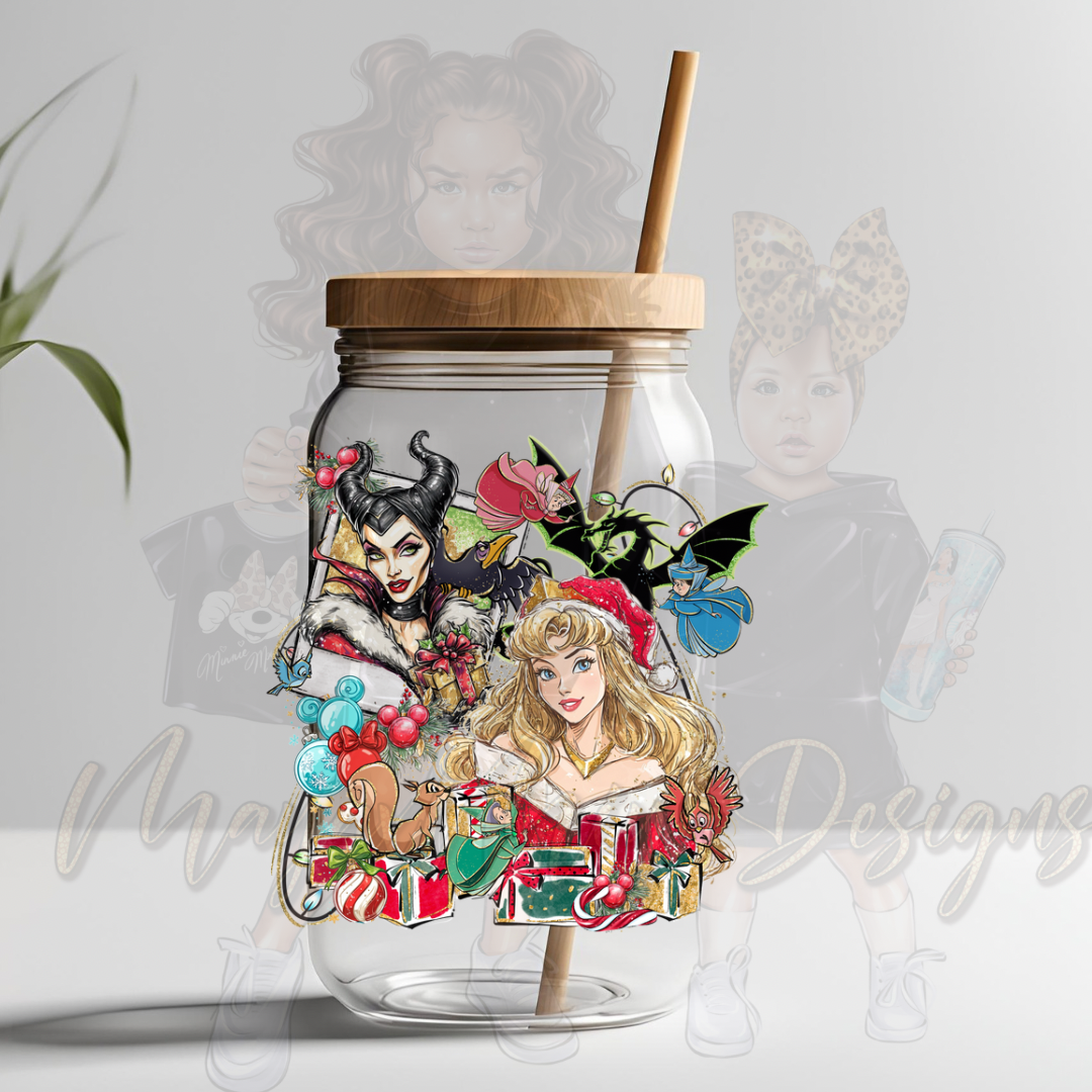 PRINCESS AUR CHRISTMAS PHOTOS UVDTF DECAL