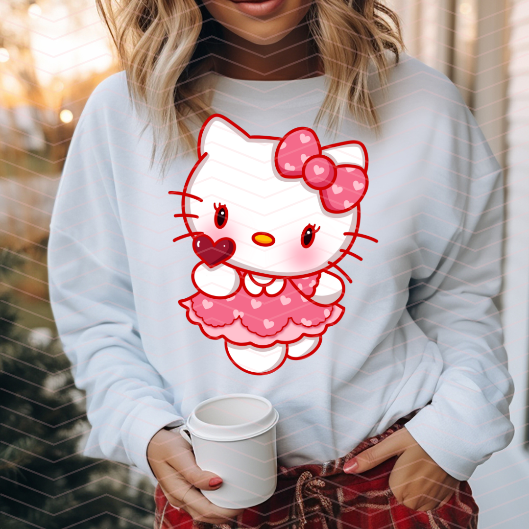 PINK HK HEART DTF TRANSFERS