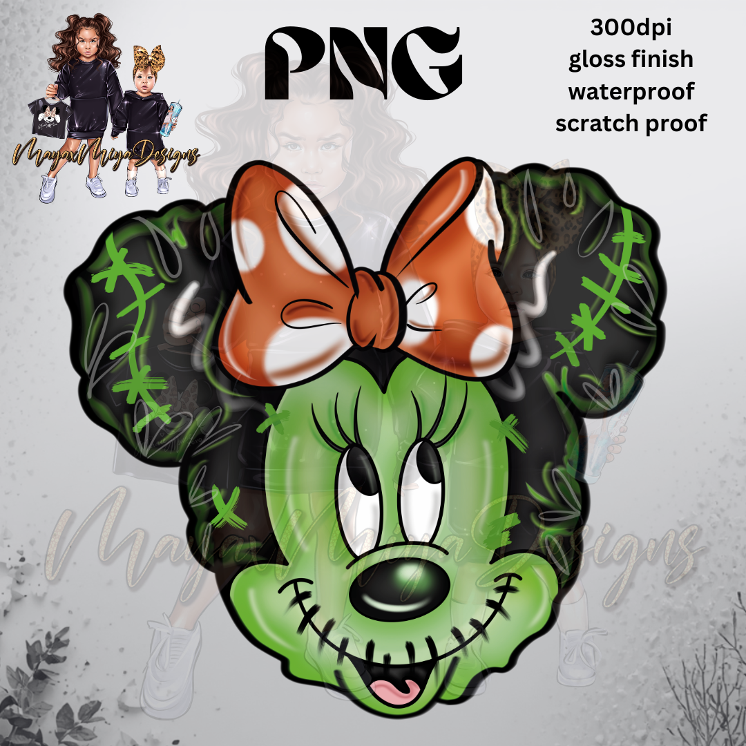 GIRL MMOUSE FRANK BRIDE BALLOON PNG