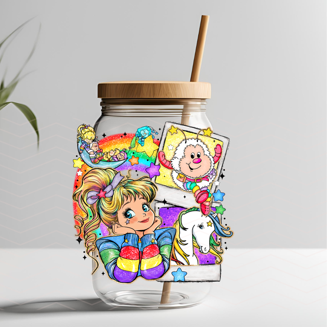 RAINBOW BRITE MASHUP UVDTF DECAL