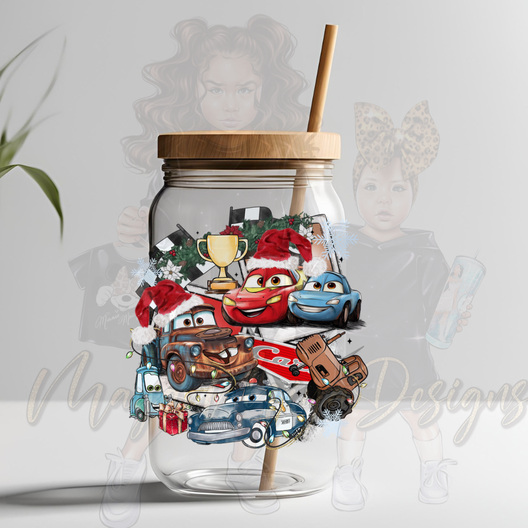 CAR CHRISTMAS PHOTOS UVDTF DECAL