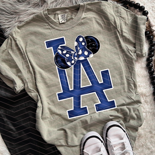 GIRL MOUSE LA LOGO DTF TRANSFERS
